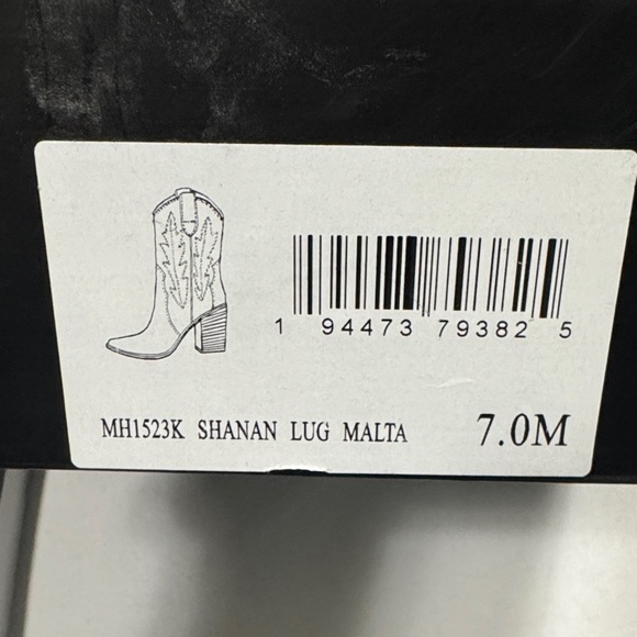 MIA Chestnut Heeled Western Boots - Picture 4 of 6